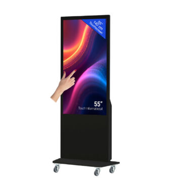 55″ 4K Interactieve touch kiosk